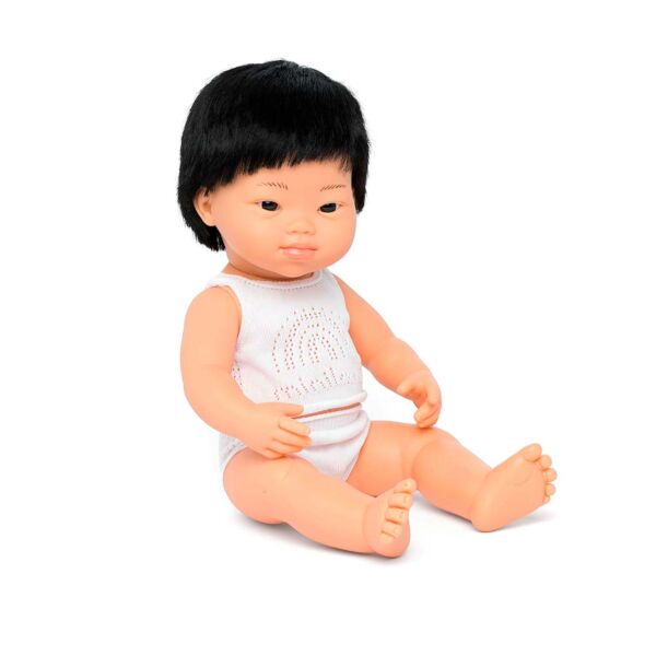 Baby doll asian boy with Down Syndrome 15"