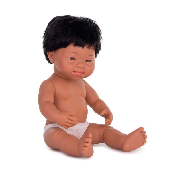Baby Doll Hispanic Boy with Down Syndrome 15''
