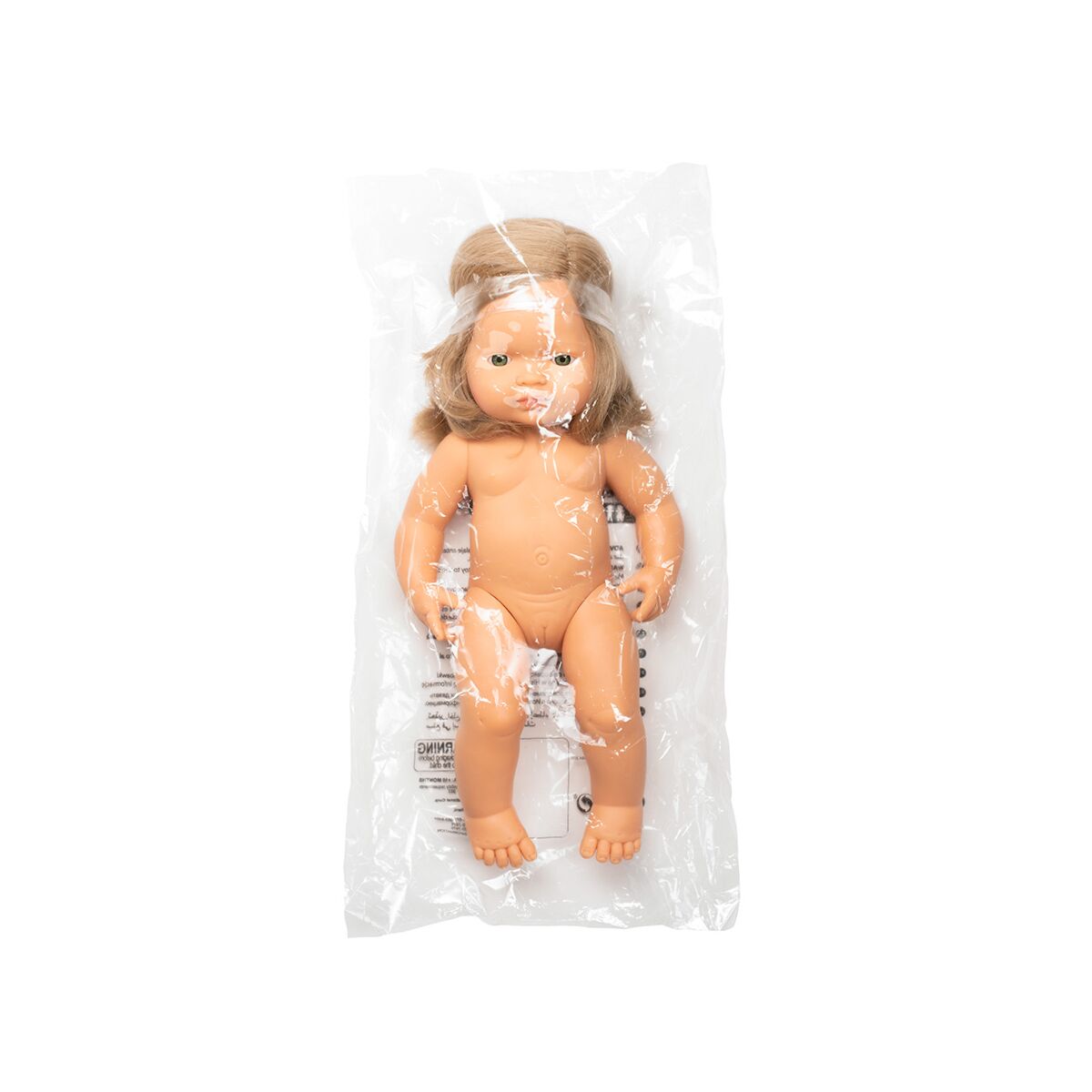 Miniland Baby Doll - Caucasian Girl 38cm