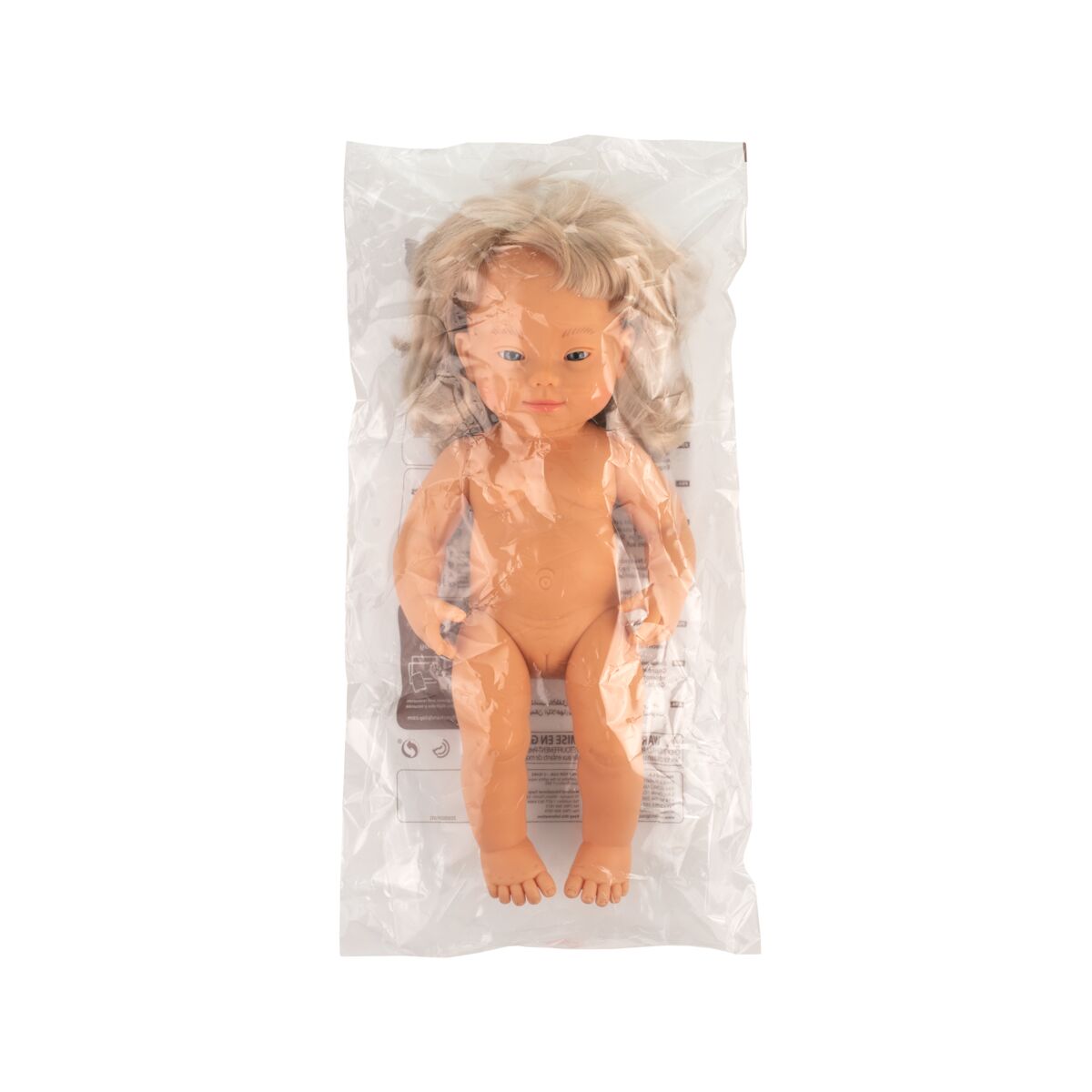 Miniland Baby Doll - Caucasian Girl with Down Syndrome38cm Miniland Baby Doll - Caucasian Girl with Down Syndrome38cm