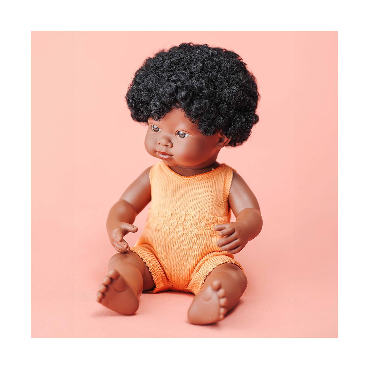 Baby Doll African Girl 38 cm Colourful
