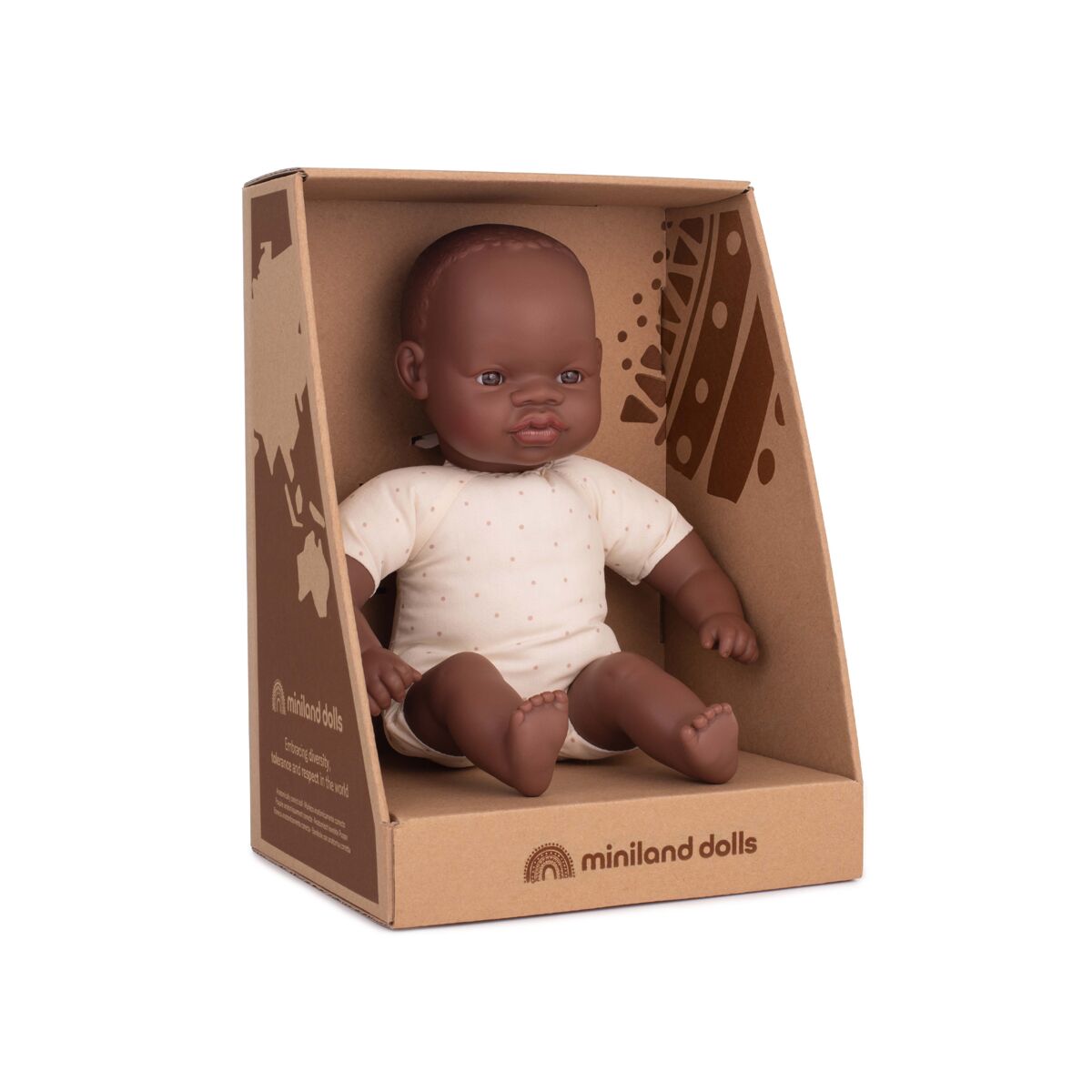 Baby Doll African Soft Body Doll 32cm