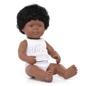 Baby Doll African-American Boy  38 cm