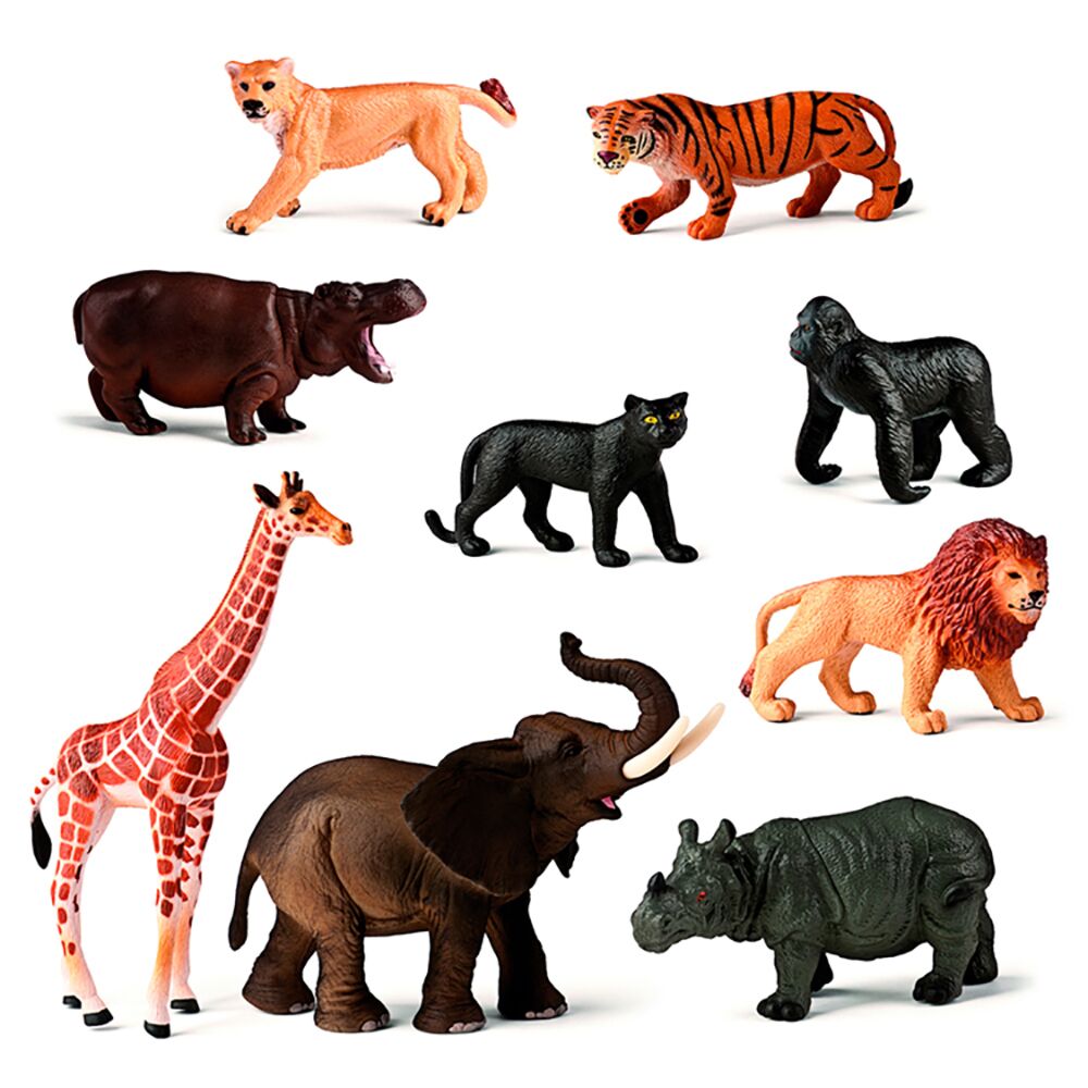 Animales de selva (9 unidades) | Miniland ES