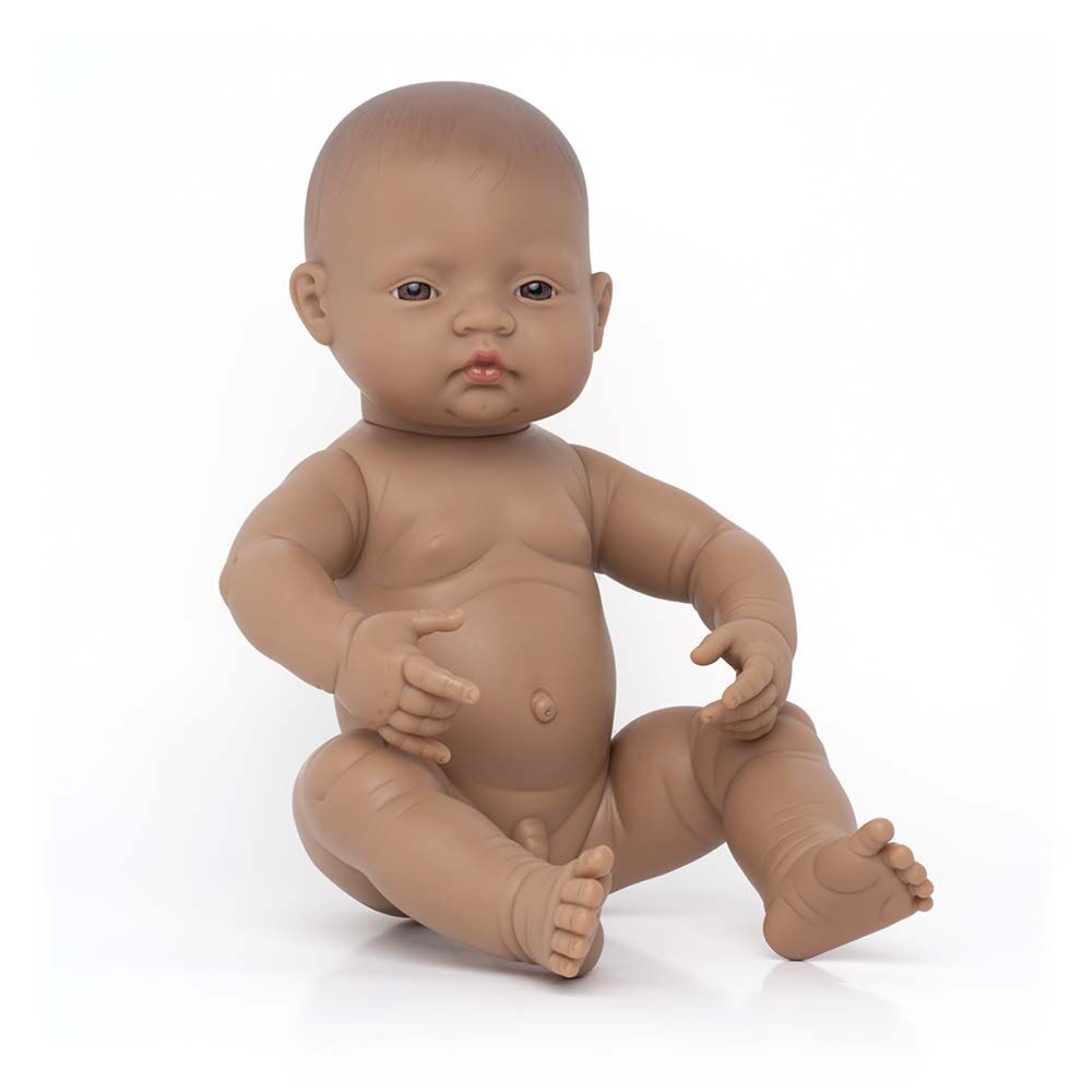Molester Rally Woestijn Newborn Baby Doll Hispanic Boy 40 cm