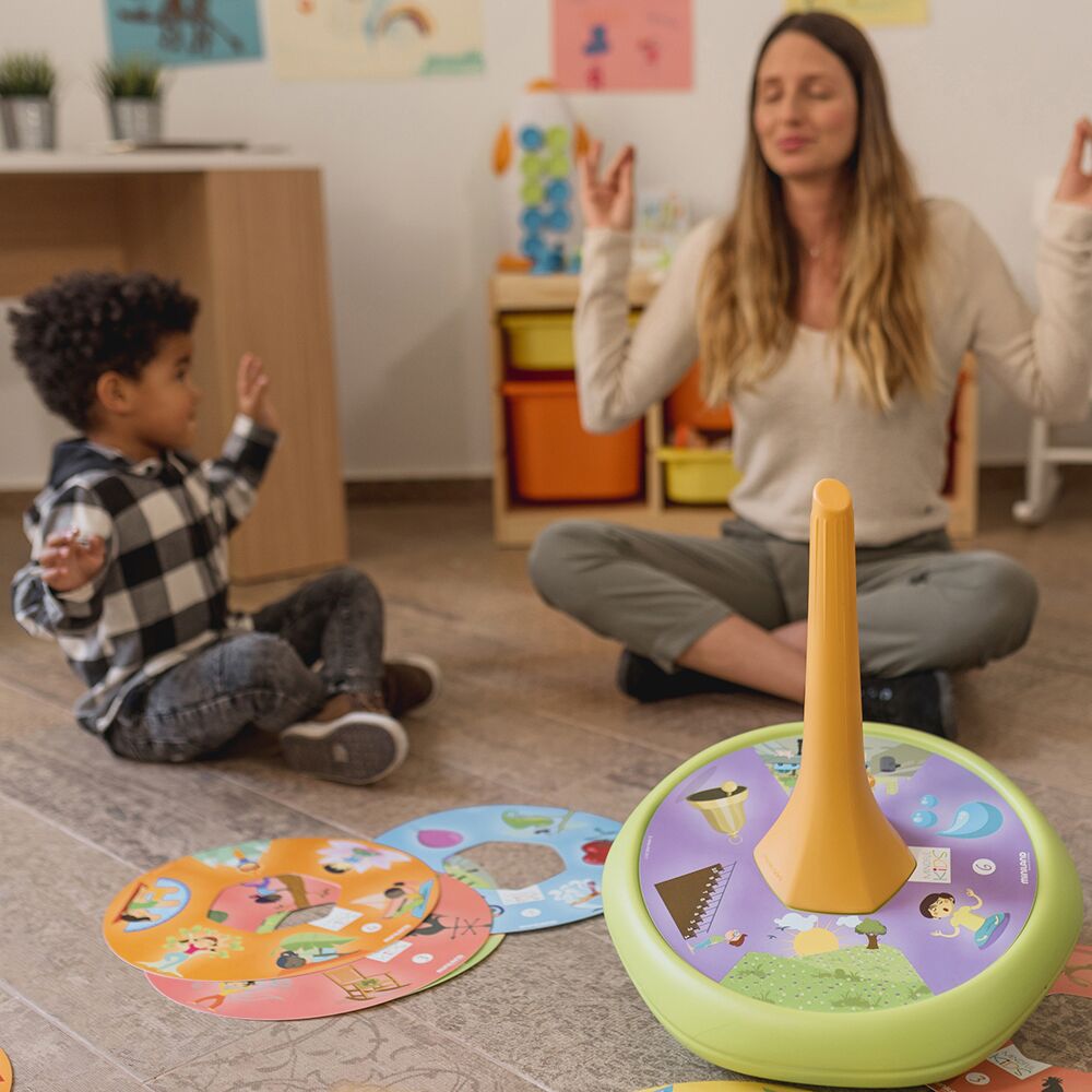  Miniland Mindful Kids Giant Spinning Top Game, ages 2