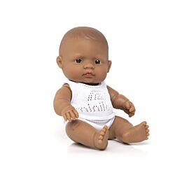 Baby Doll Hispanic Girl 21 cm