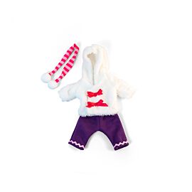 Cold weath. White fur set 32cm