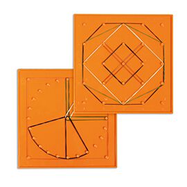 6 Geoboards Set (15 cm color)