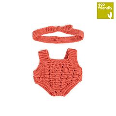 Knitted Doll Outfit 21cm - Rompers&headband