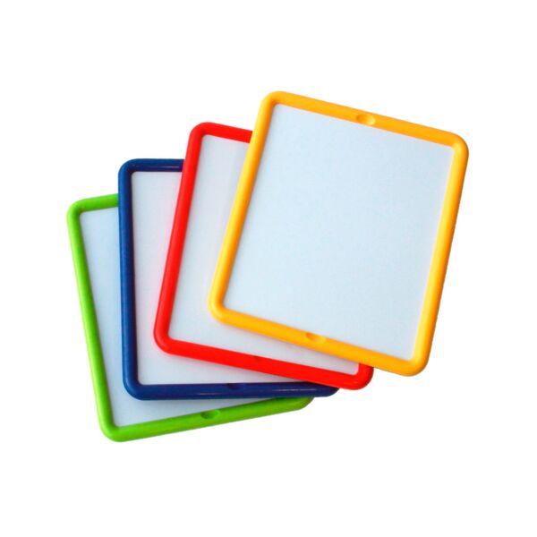 4 Metallic Blackboards 2 Sides Set