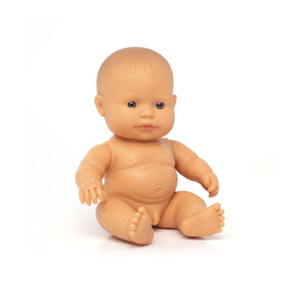 Muneco bebe caucasico 21 cm Miniland ES