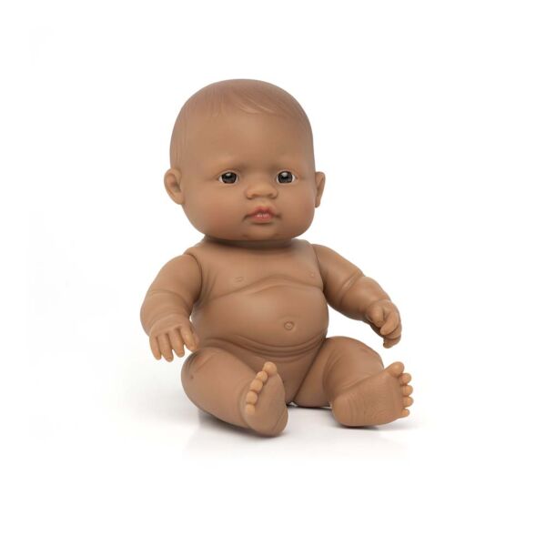 Muñeca bebé latinoamericana 21 cm | Miniland ES