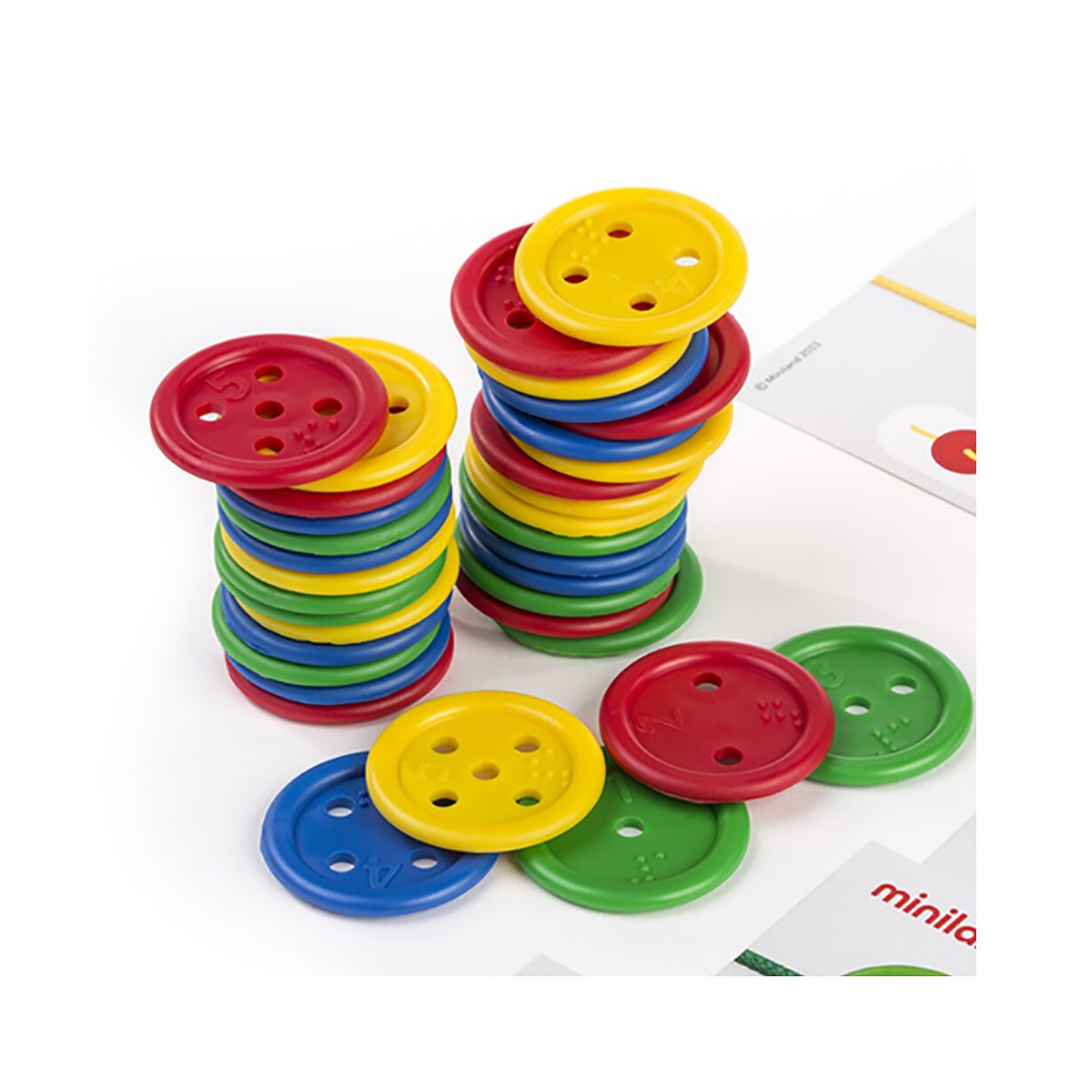 Juego de ensartar Activity Buttons Miniland ES