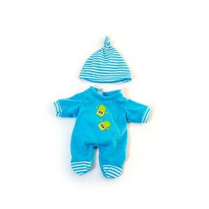 Ropa Pijama invierno azul para muñeco 21 cm