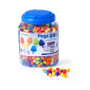 Pegs 15 mm (1.300 piezas) - Bright Colors