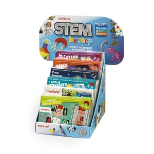 Colección juegos magnéticos Display stem by step
