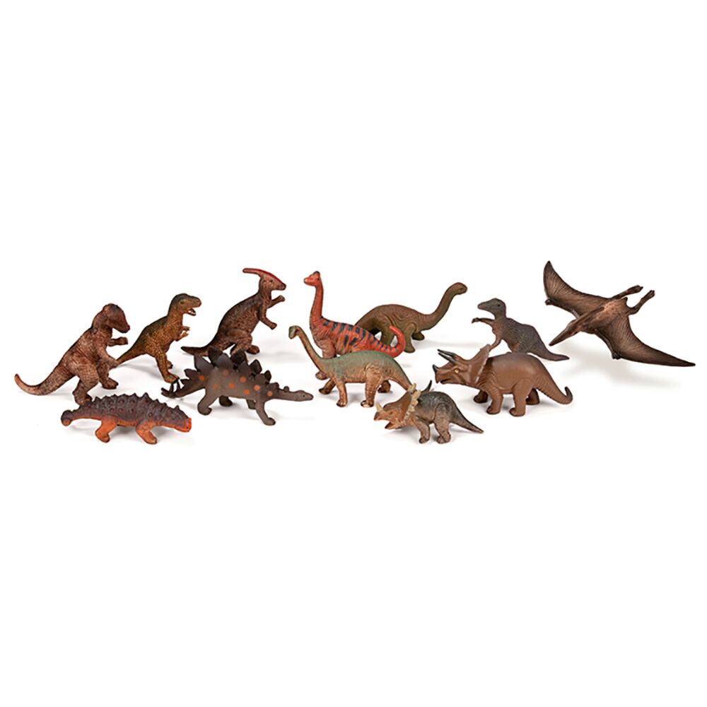 amanecer derrochador Imaginación Figuras de dinosaurios 12 unidades | Miniland ES