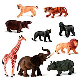 Figuras Animales selva (9 unidades)