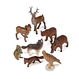 Figuras Animales bosque (8 unidades)
