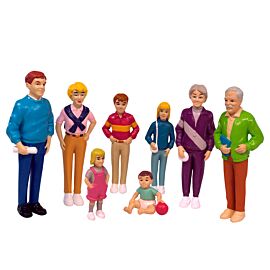Figuras de familia europea (8 unidades)