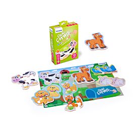 Puzle Flexi Forms: 6 animales