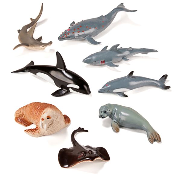 Figuras Animales marinos (8 unidades)