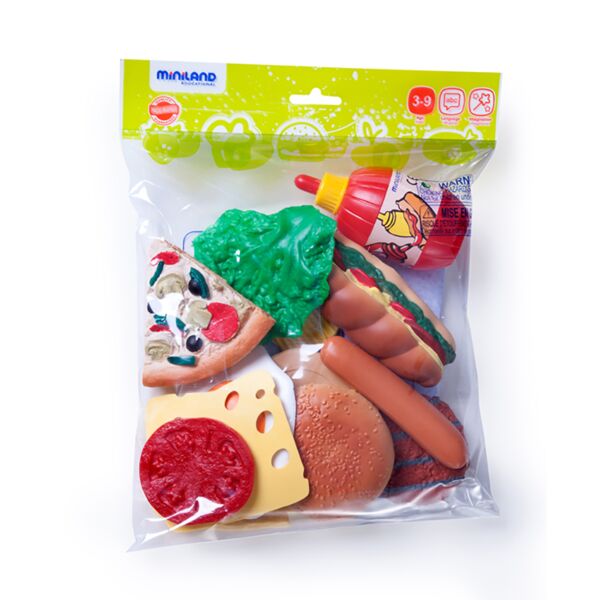 Juego alimentos comida rápida (19 unidades)