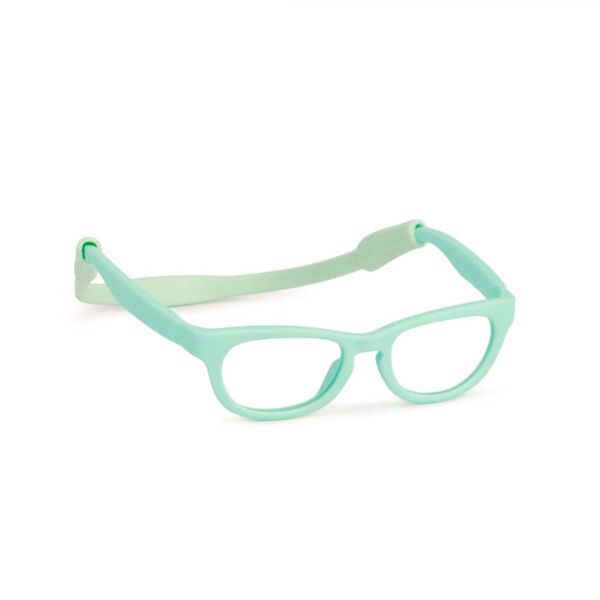 Set de 10 gafas turquesa para muñecos 38 cm