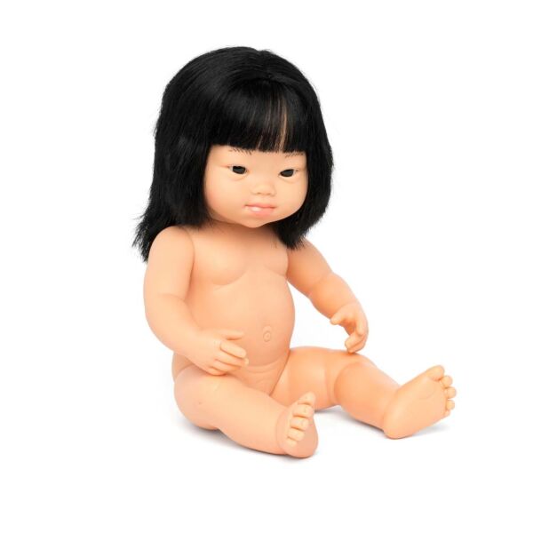 Muñeca asiática con Síndrome de Down 38 cm