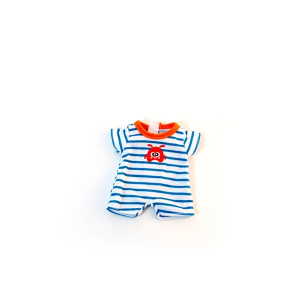 Ropa Pijama verano a rayas para muñeco 21 cm