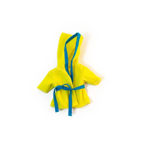 Ropa Albornoz para muñeco 21cm