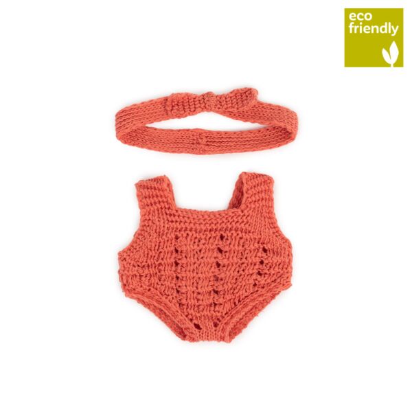 Conjunto Ropa de Punto 21cm - Pelele y diadema