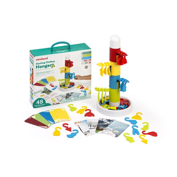 Juego clasificación Sorting Clothes Hanger