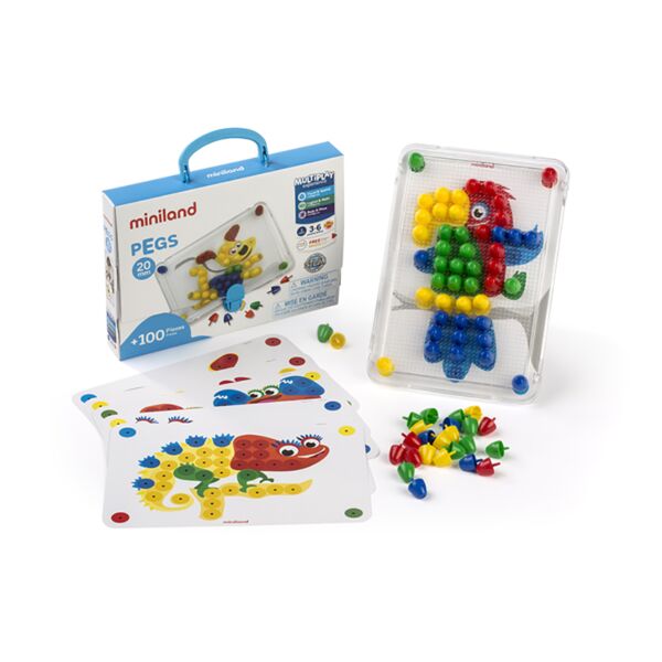 Pegs 20 mm (100 piezas) - Primary Colors
