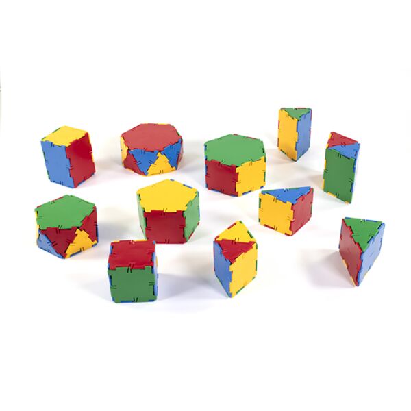 Juego geometría y volumen: Set prismas