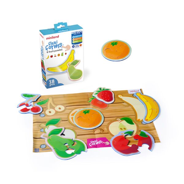 Puzle Flexi Forms: 6 frutas