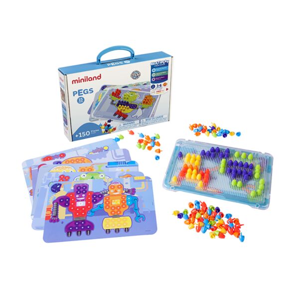 Pegs 15 mm (150 piezas) - Bright Colors