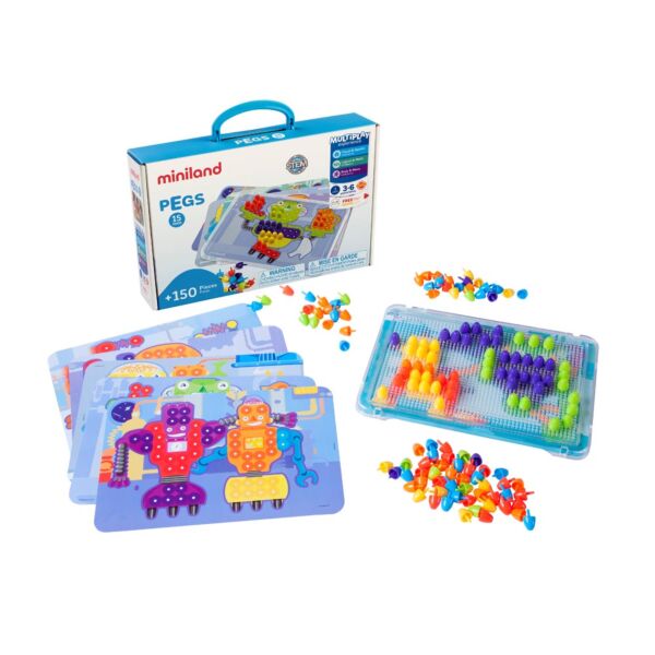 Pegs 15 mm (150 piezas) - Bright Colors