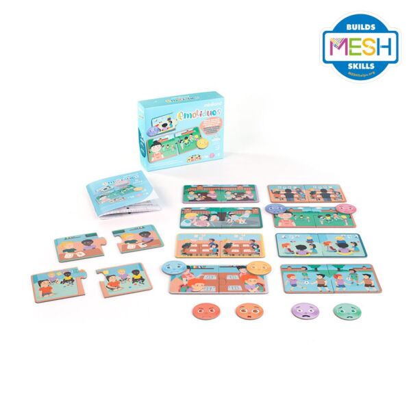 Juego de mesa contra el acoso escolar "Emotiduos"