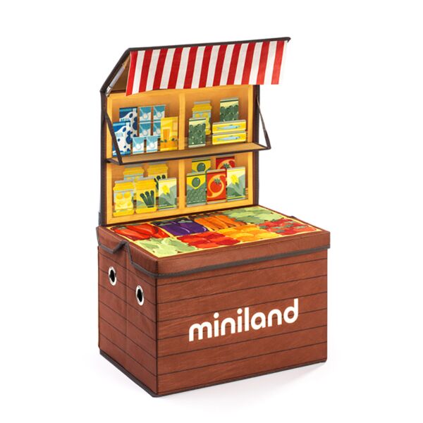 Baúl temático almacenaje tela: Market Box