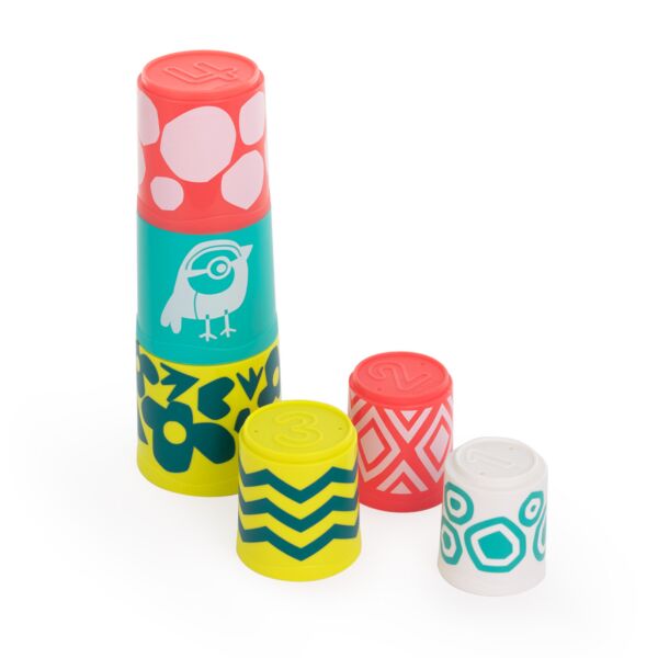 Apilables para bebés: stacking cups