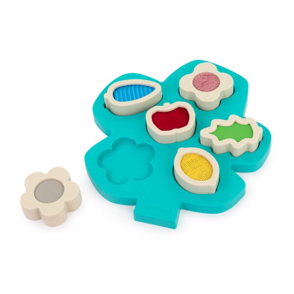 Puzzle encajable con figuras sensoriales