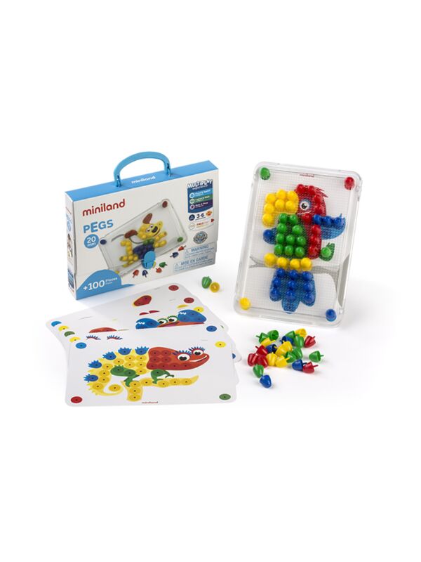 Pegs 20 mm (100 piezas) - Primary Colors