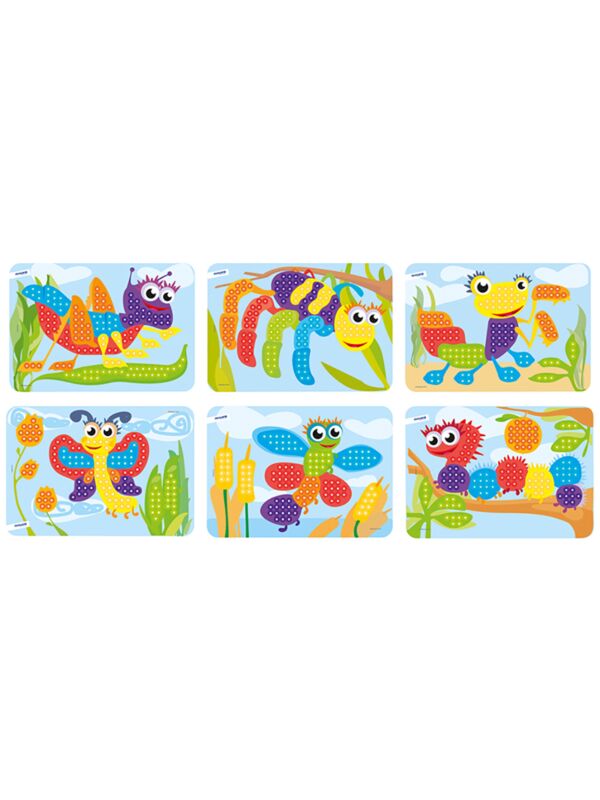 Pegs 10 mm (6 piezas) - Bright Colors