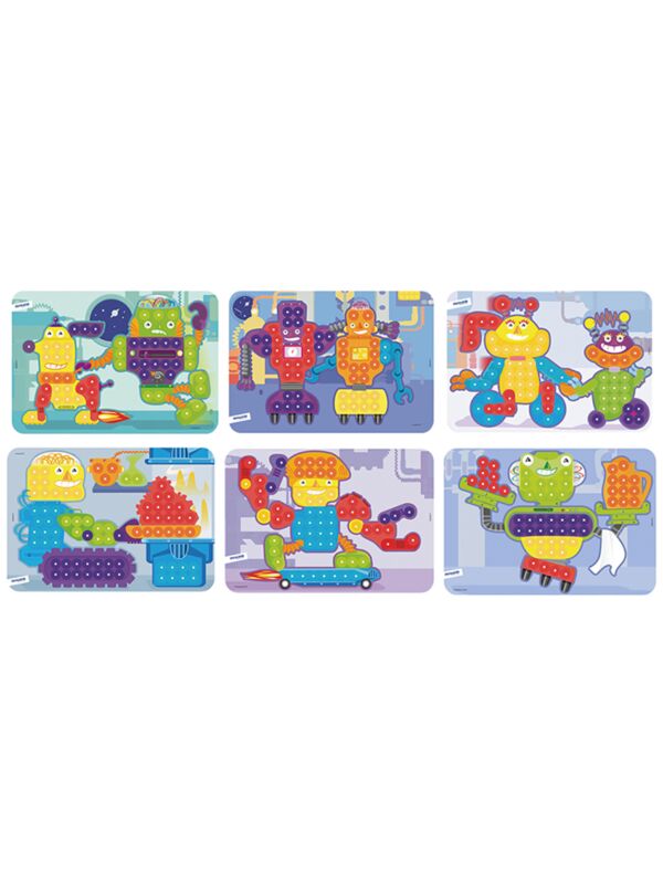 Pegs 15 mm (6 piezas) - Bright Colors