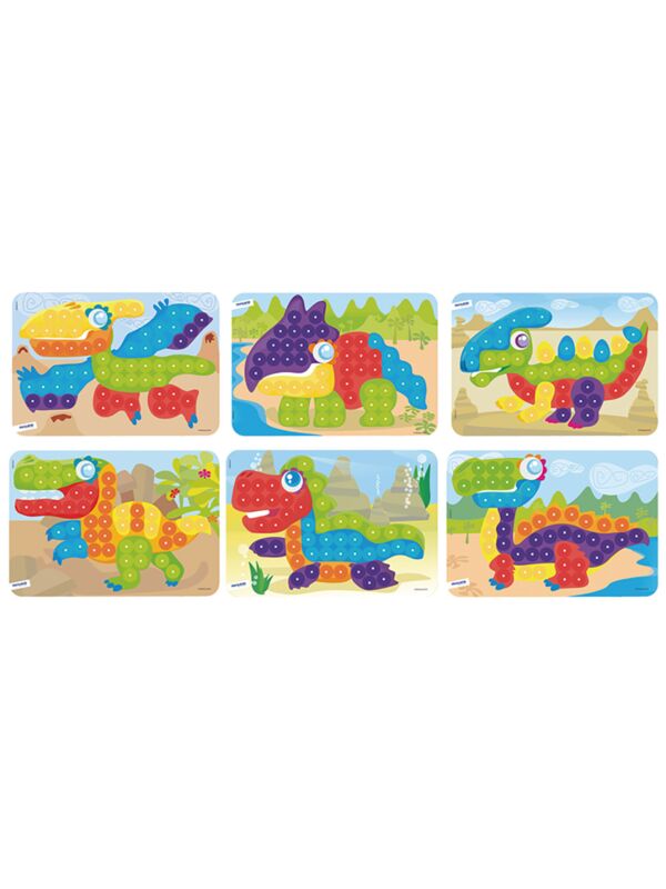 Pegs 20 mm (6 piezas) - Bright Colors