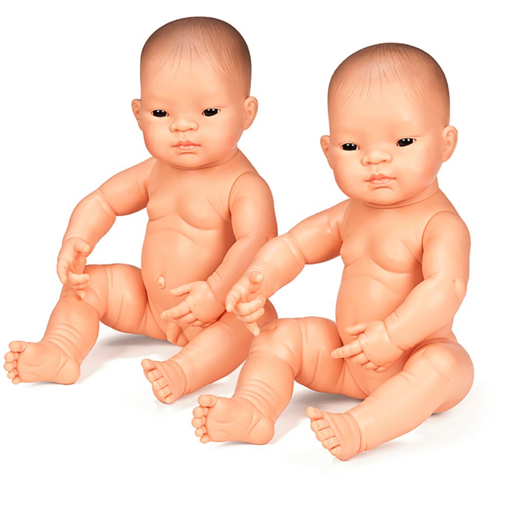 Acheter Poupée bébé garçon asiatique 40cm - Miniland