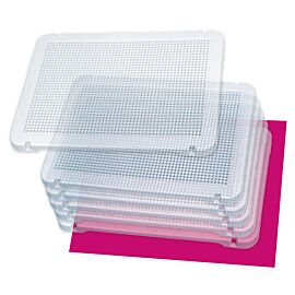 SET 6 GRILLES TRANSPARENTES