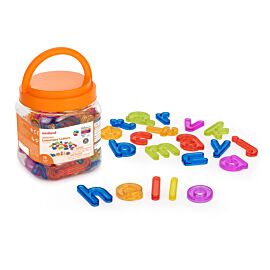 76 lettres minuscules translucides